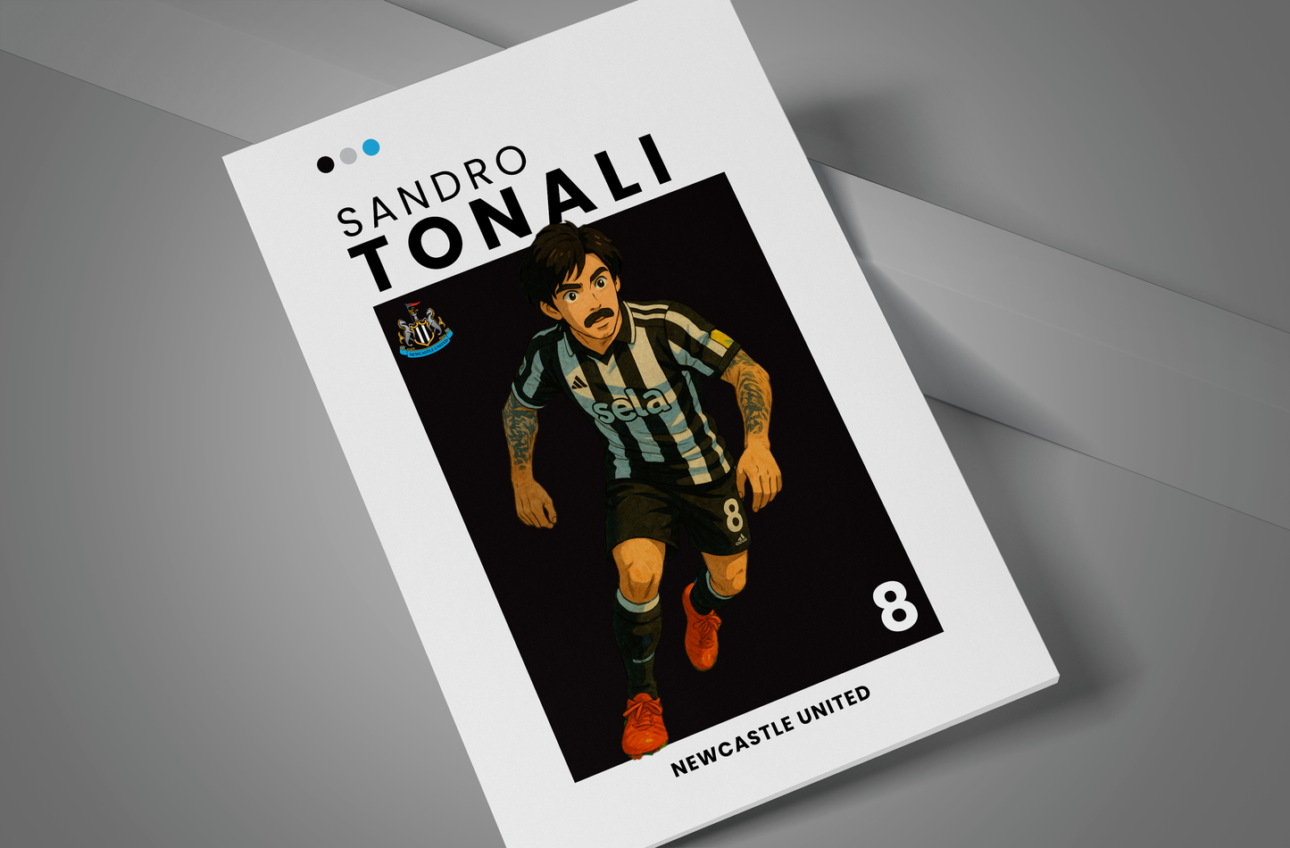 Newcastle United Poster | Sandro Tonali | Newcastle United Merchandise